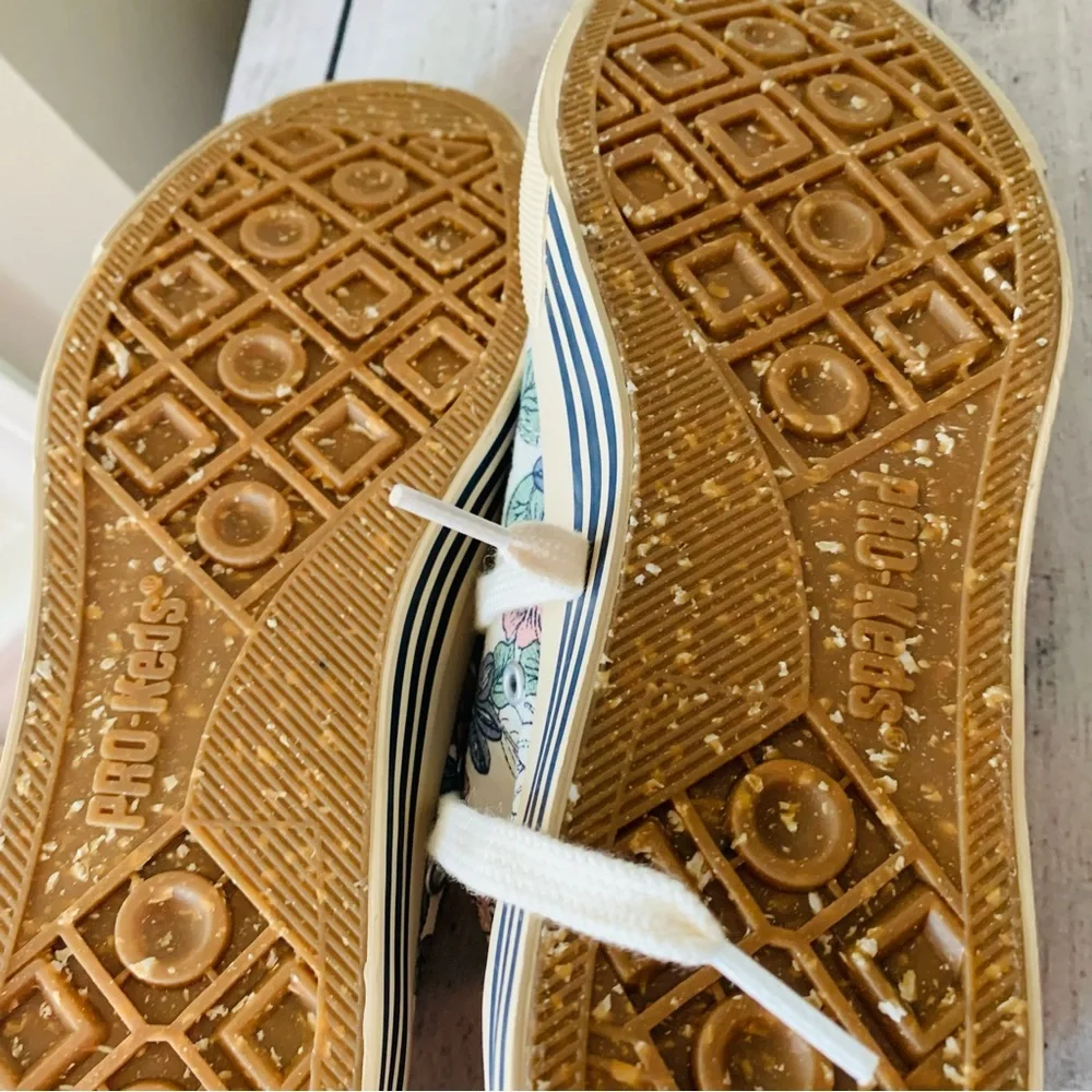 Keds Super 69 Recycled Unisex Super Recycled Canvas Floral Print Men 9/women 11 - Picture 4 of 6